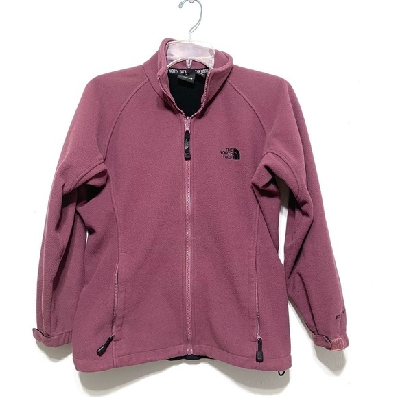 The North Face Windstopper Gore Fleece Purple Long Sleeve Zip Up Jacket Medium - Picture 1 of 6
